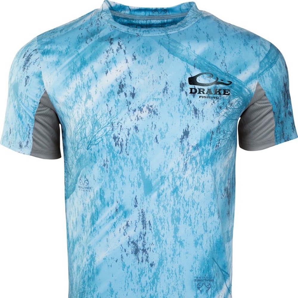 NEW Shield-4 Short Sleeve Mesh Back Crew Neck Realtree